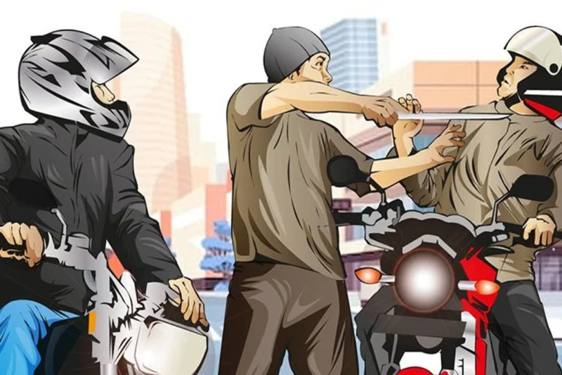 Gagal Rampas Motor Pedagang, Begal di Semarang Babak Belur Dihajar Massa