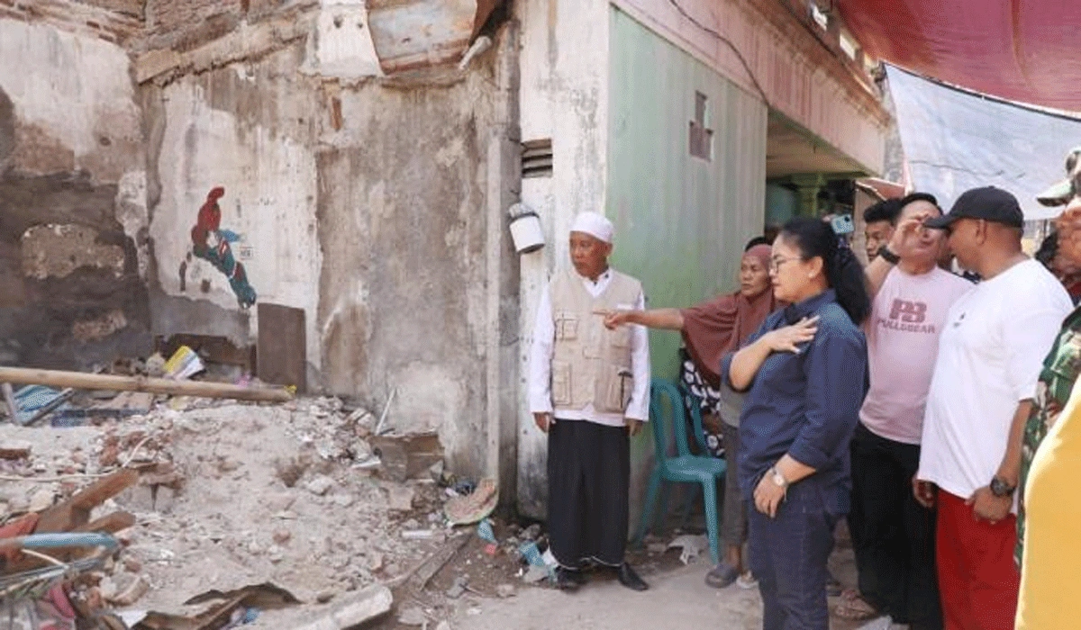 Agustina Pastikan Pendidikan Anak Terjamin Korban Rumah Roboh Pedamaran Semarang